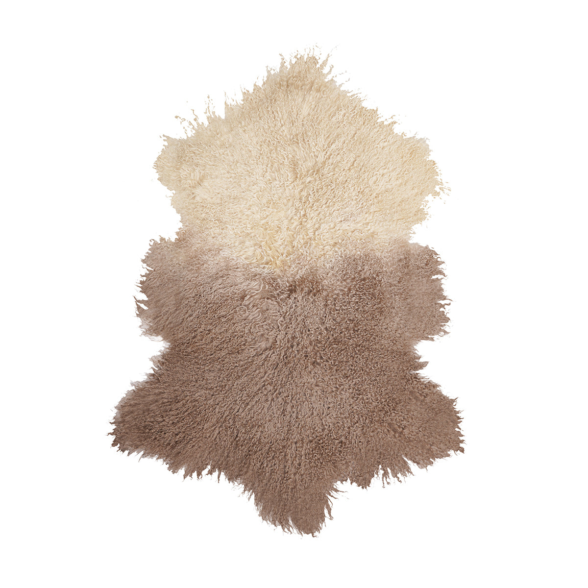 Champagne Ombre Tibetan Pelt