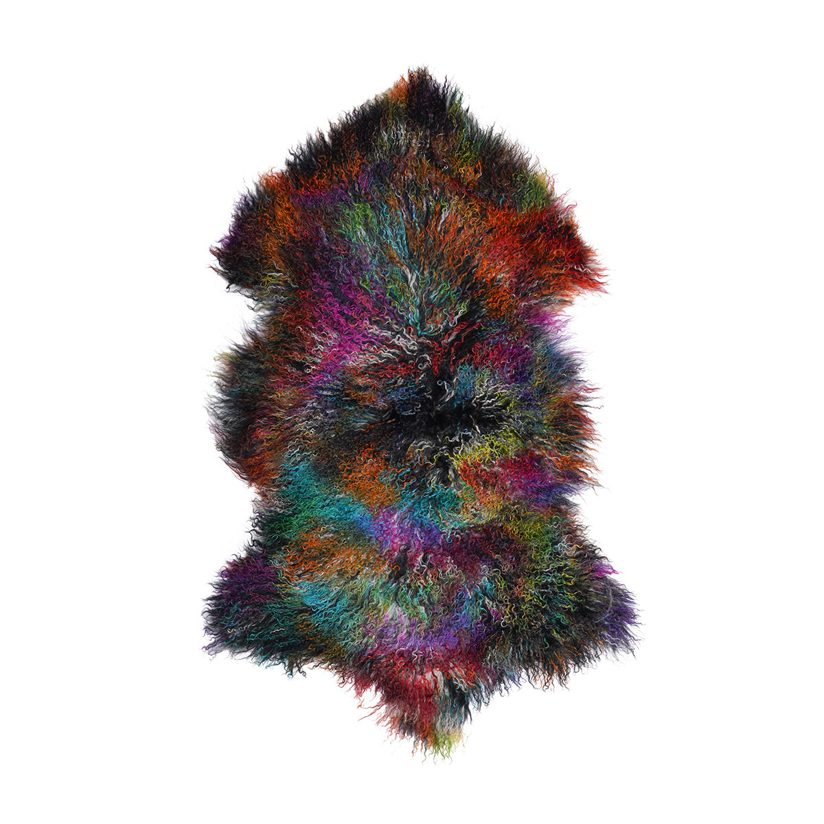 Dark Confetti Tibetan Pelt