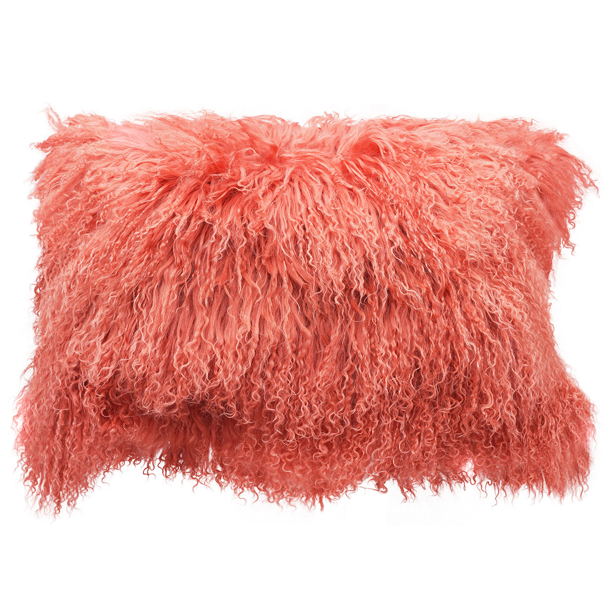 Coral Tibetan Pillow