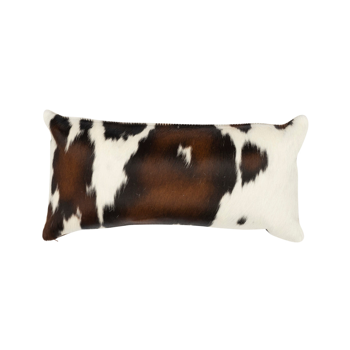 Tri Cloudy Cowhide Lumbar Pillow - 12" x 24"