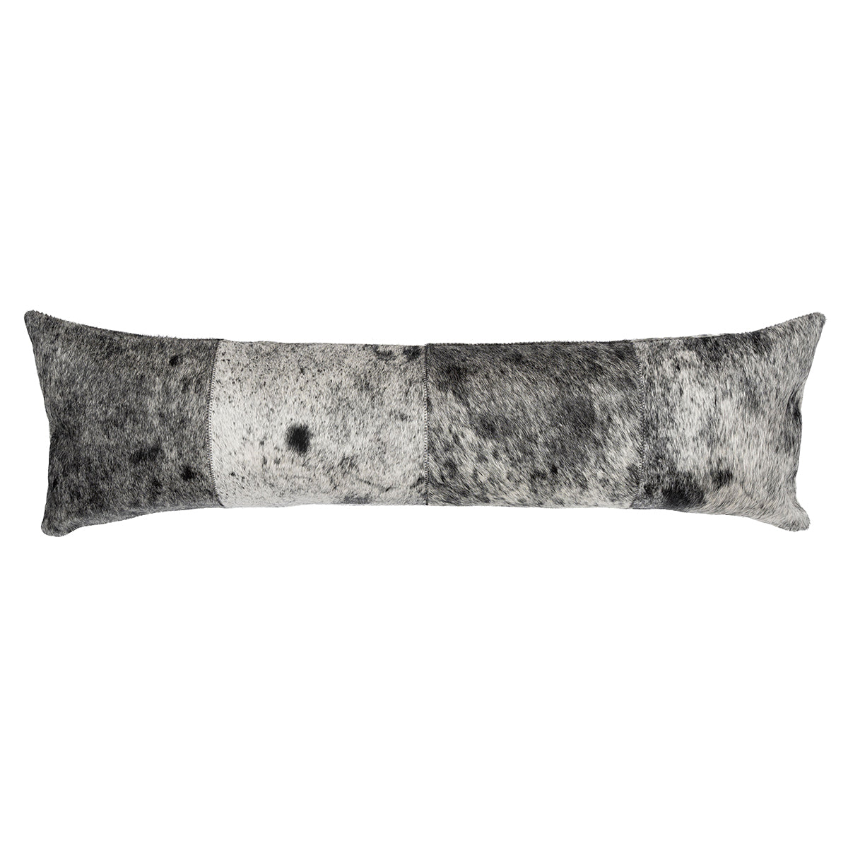 Black & White S&P Cowhide Pillow - 12" x 40"