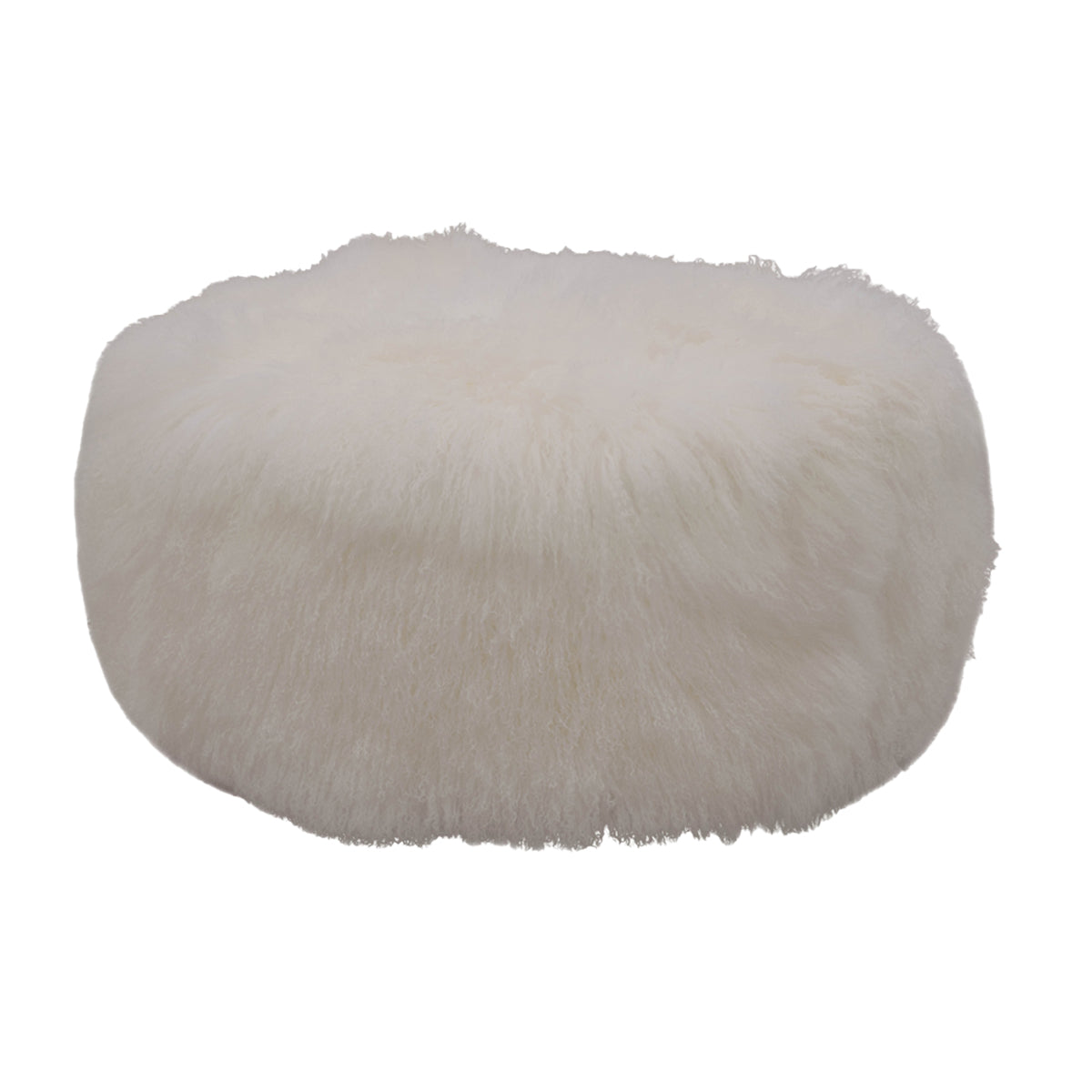 Tibetan Ottoman - 36" Round - White