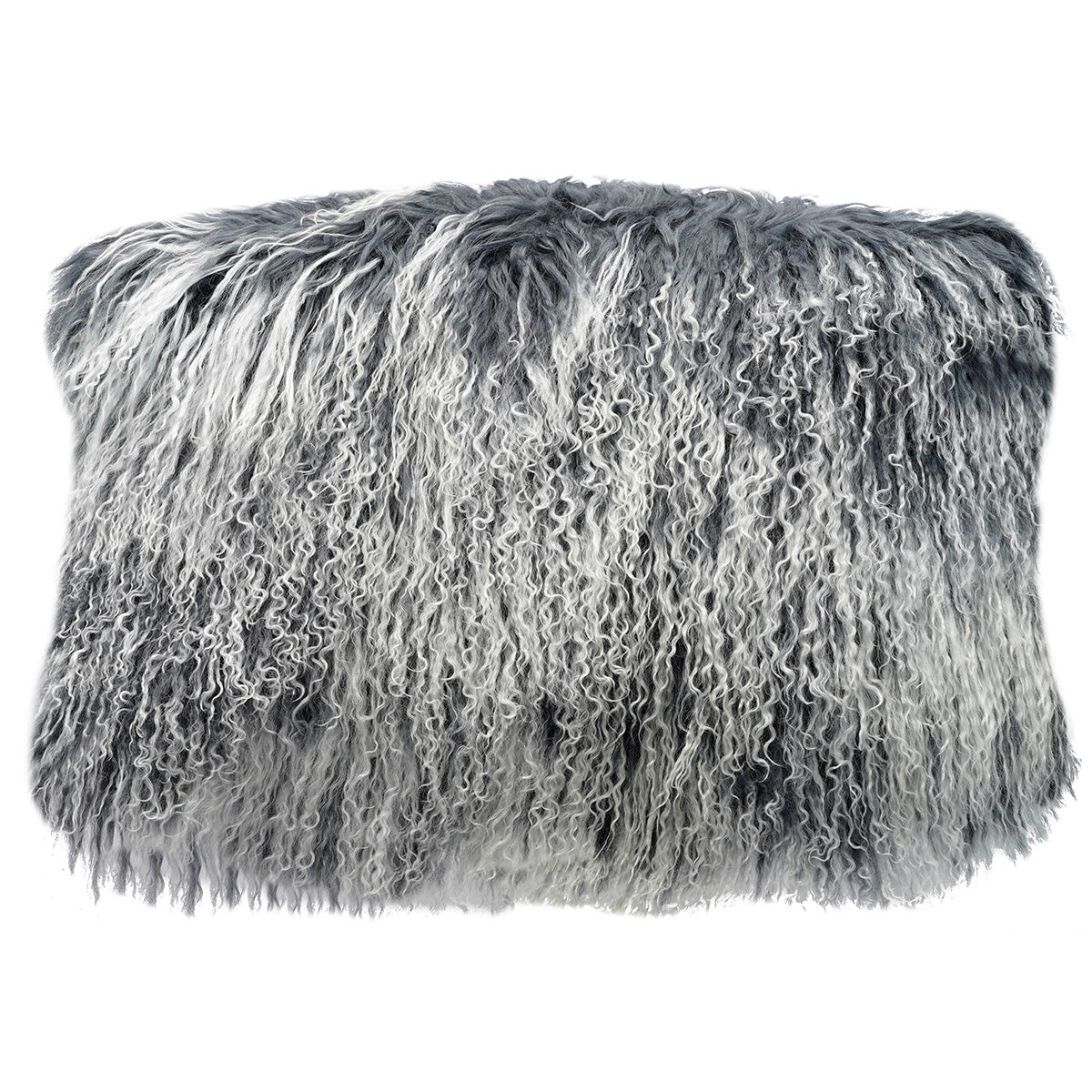 Grey-Tipped Tibetan Pillow