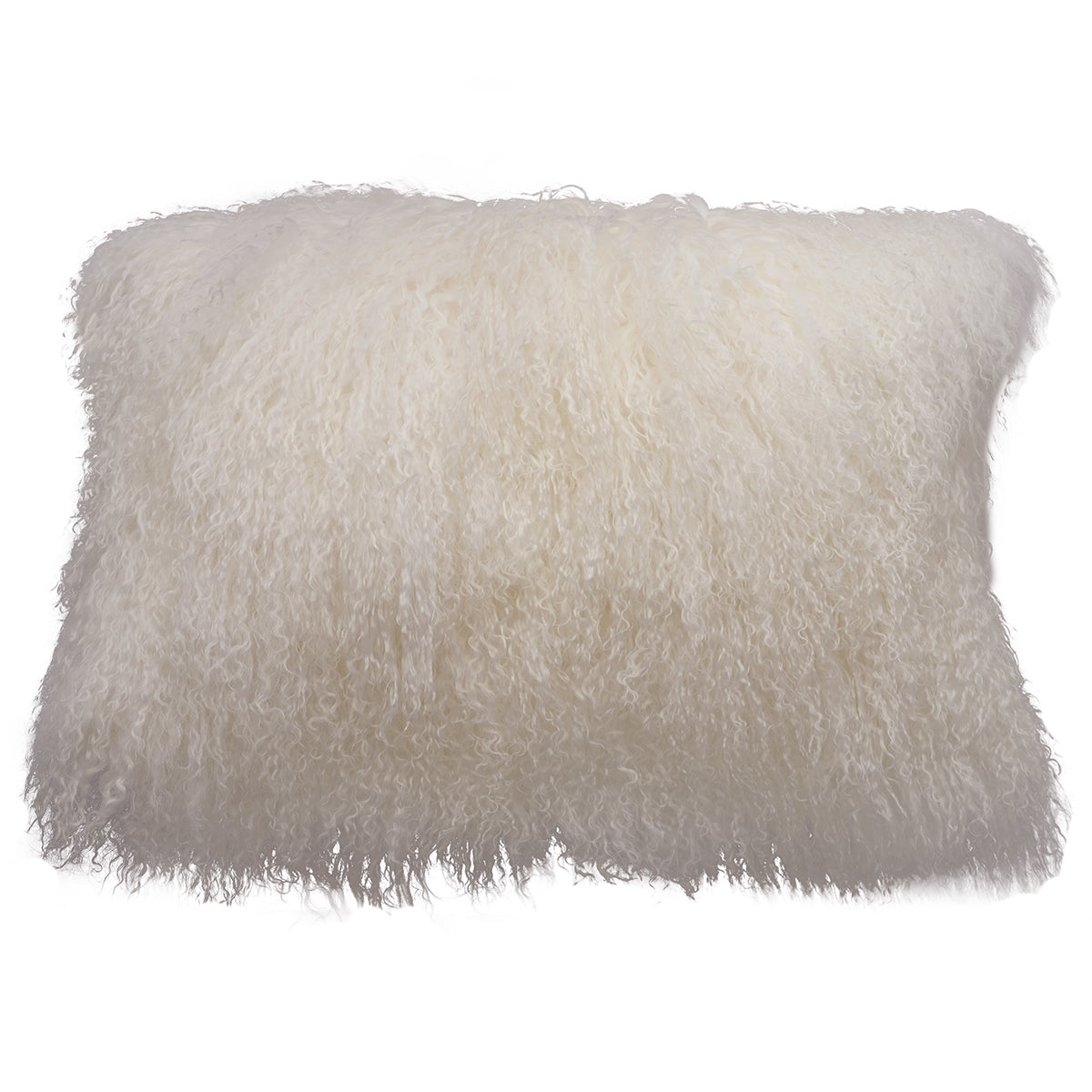 White Tibetan Pillow
