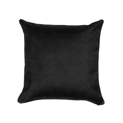 Black & White Square Cowhide Pillow -20" x 20"