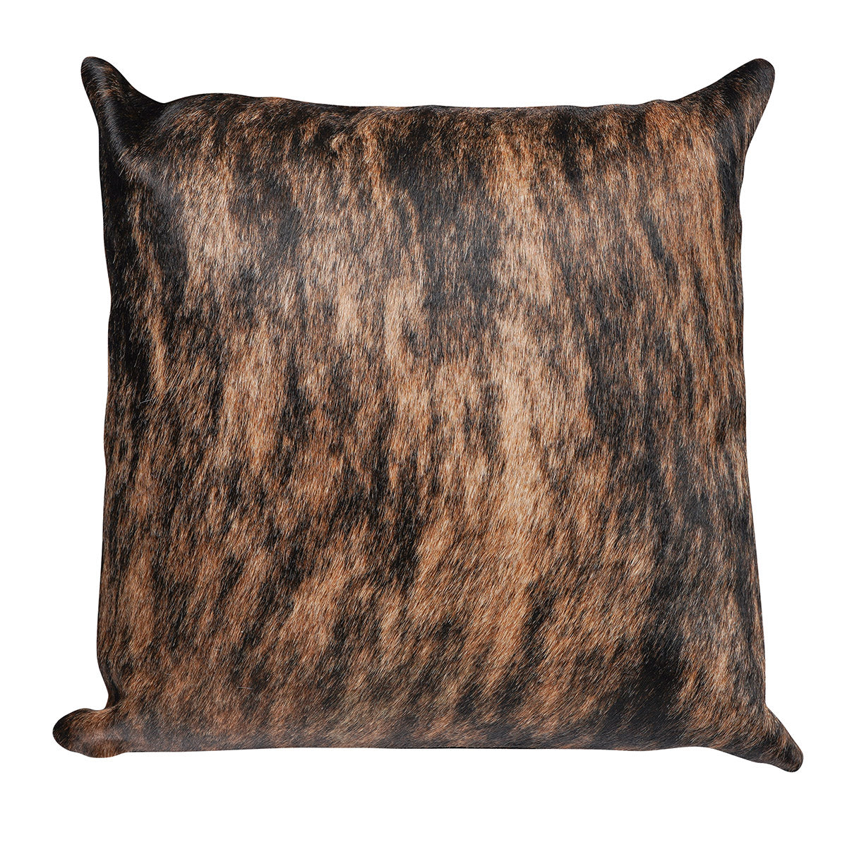 Brindle Square Cowhide Pillow - 20" x 20"
