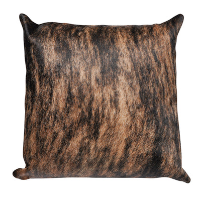 Brindle Square Cowhide Pillow - 20" x 20"