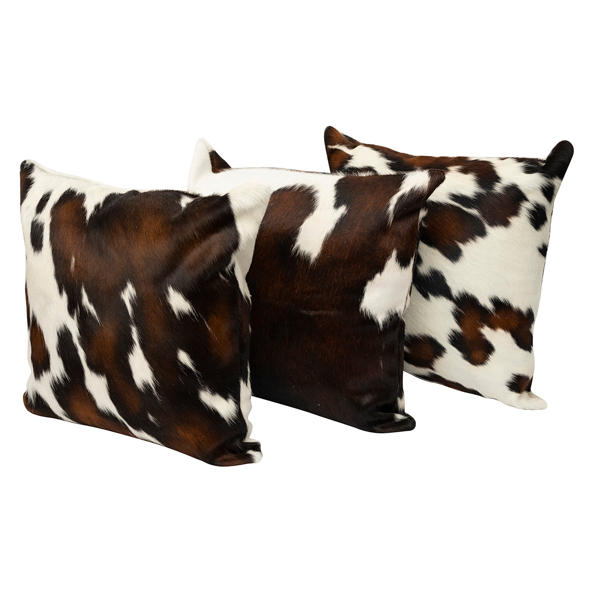 Tri Cloudy Square Cowhide Pillow - 20" x 20"