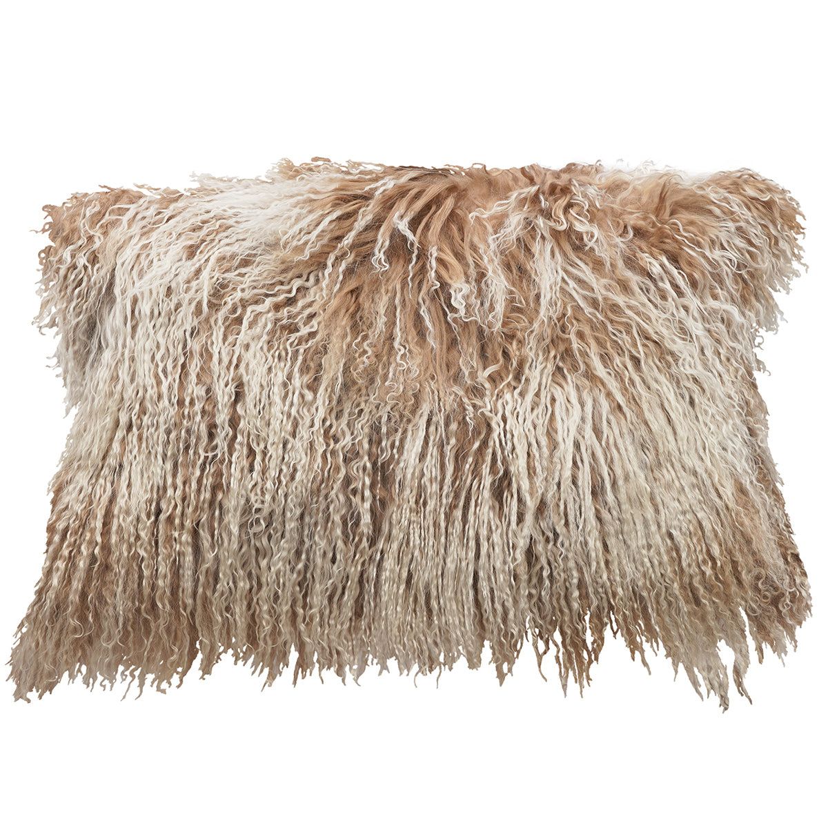 Champagne-Tipped Tibetan Pillow