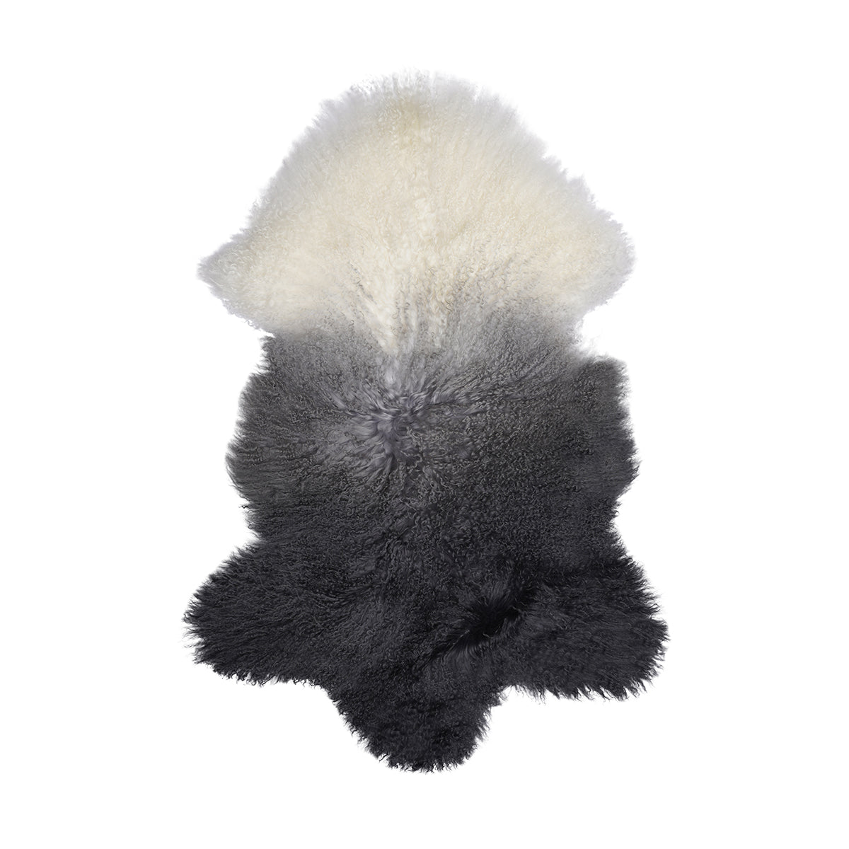 Grey Ombre Tibetan Pelt