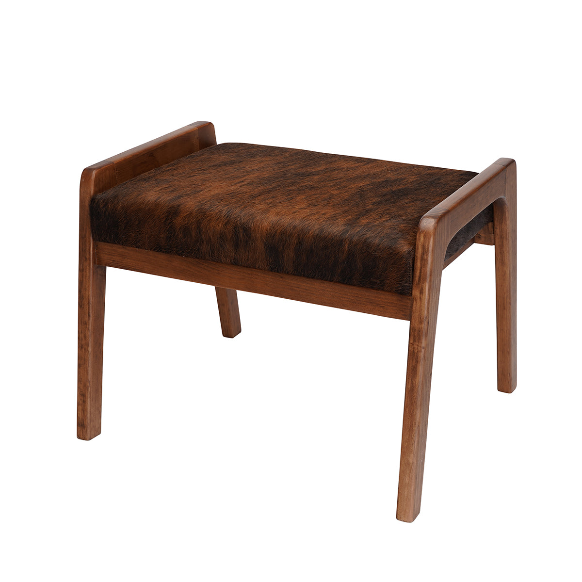 Brindle Cowhide Bench (24")