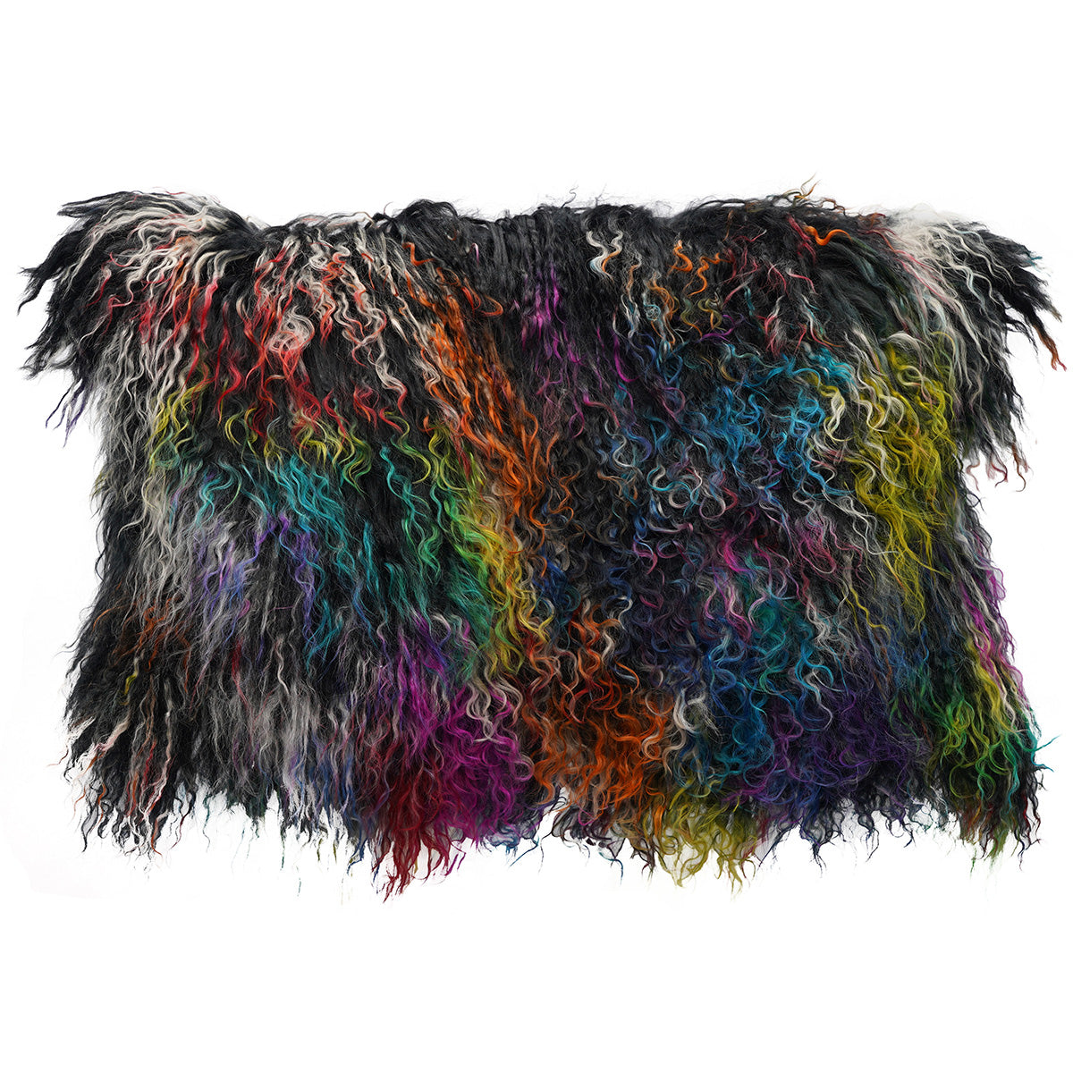 Dark Confetti Tibetan Pillow