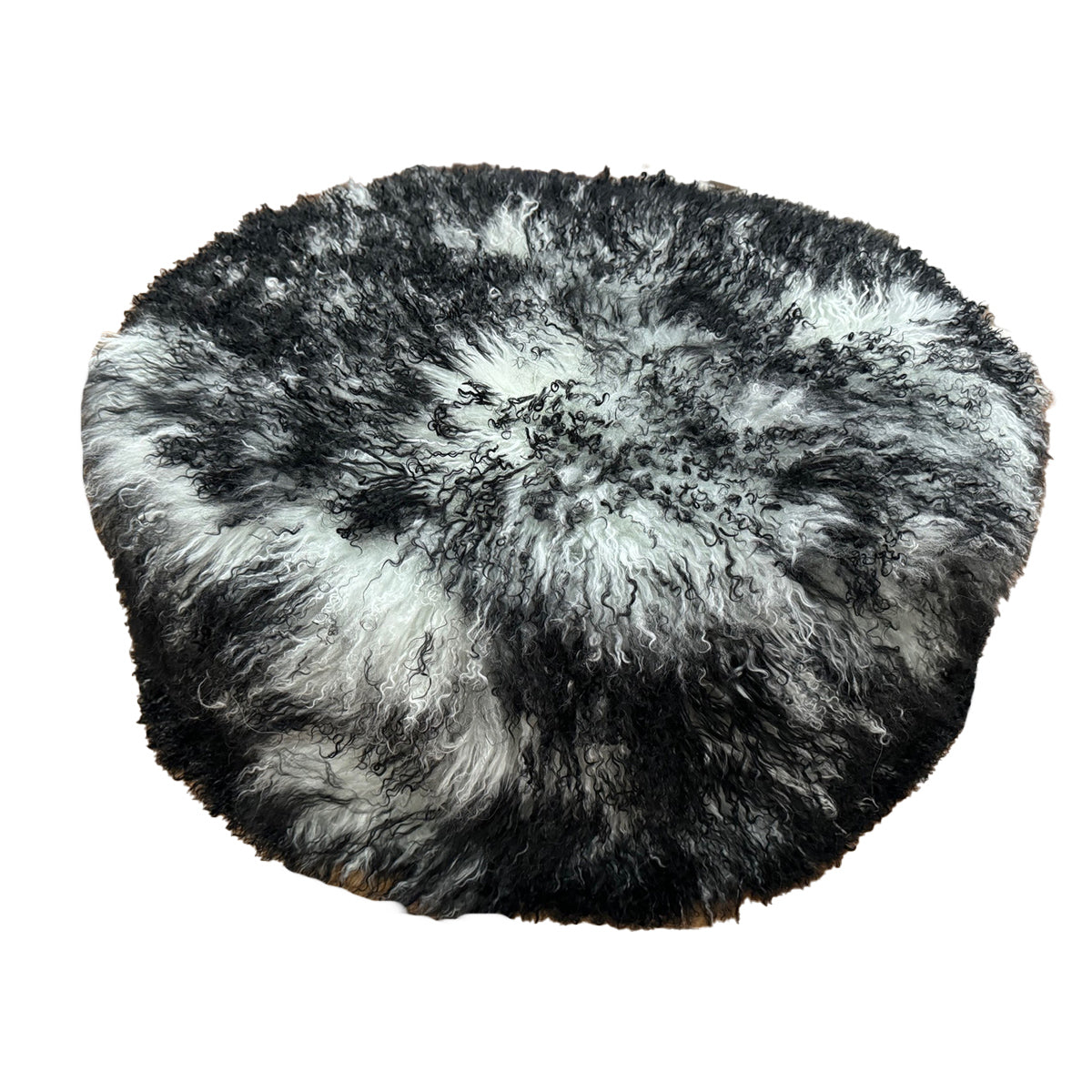 Tibetan Ottoman - 36" Round - Monochrome