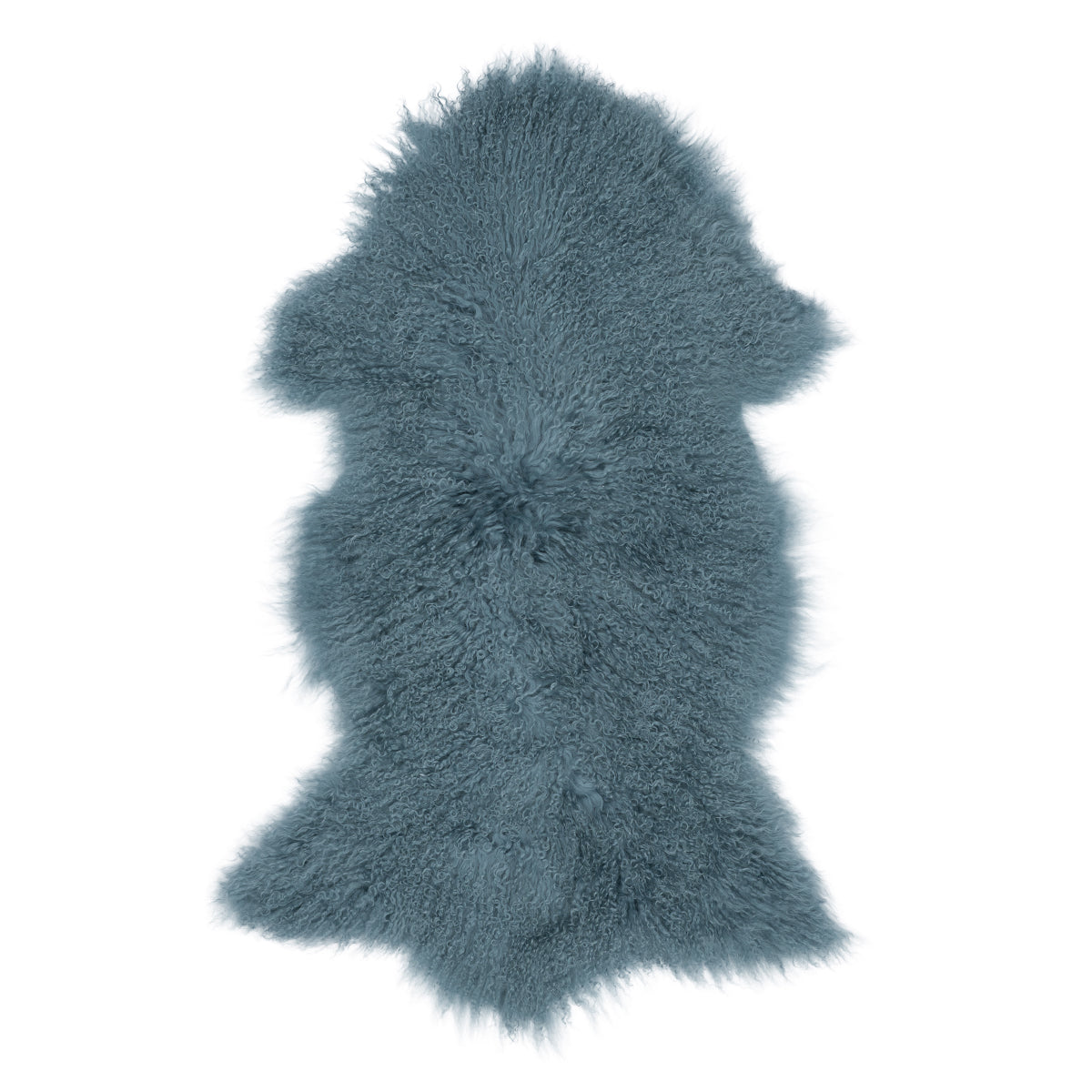 Boho Blue Tibetan Pelt