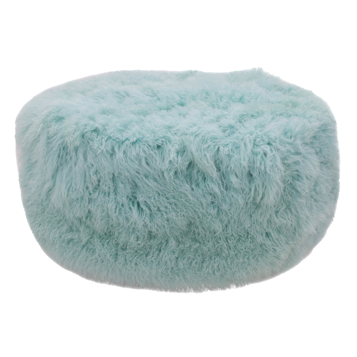 Tibetan Ottoman - 36" Round - Aqua