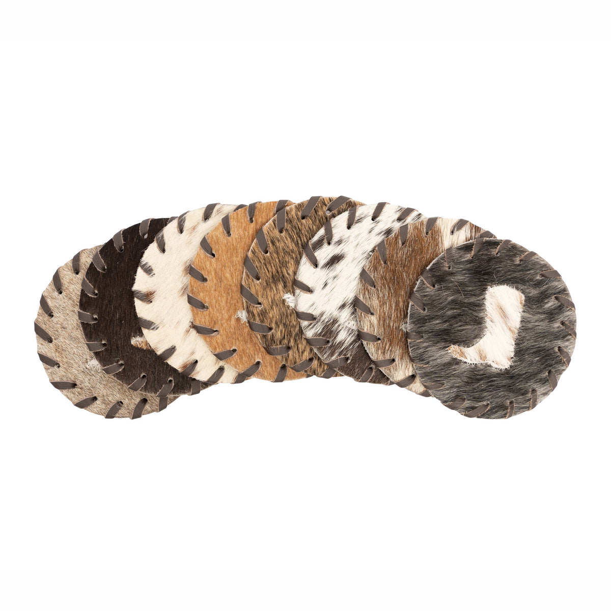 Cowboy Boot Cowhide Coasters