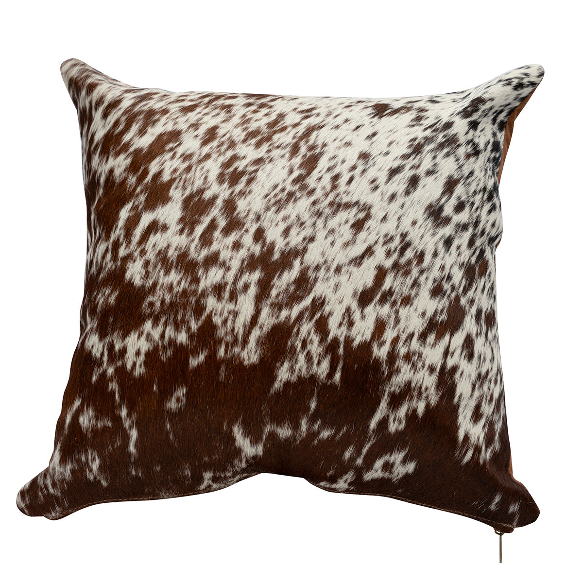 Brown S&P Square Cowhide PIllow - 20" x 20"