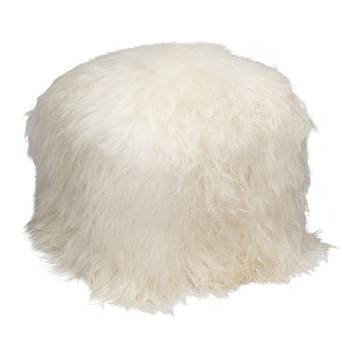 Ivory LH Icelandic Pouf