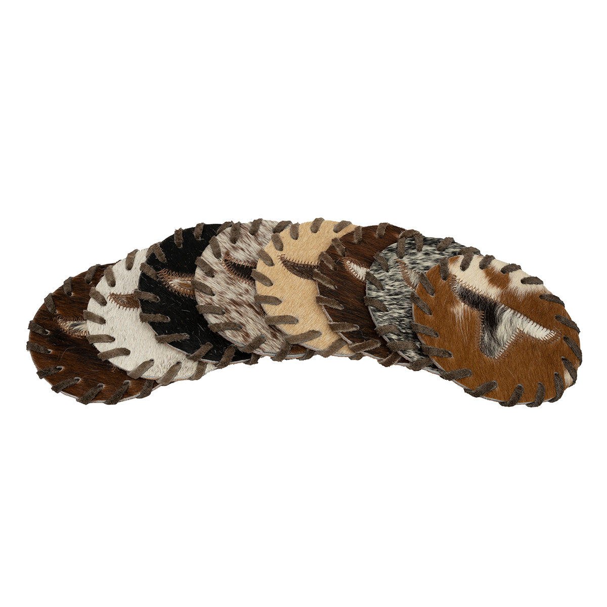 Longhorn Cowhide Coasters