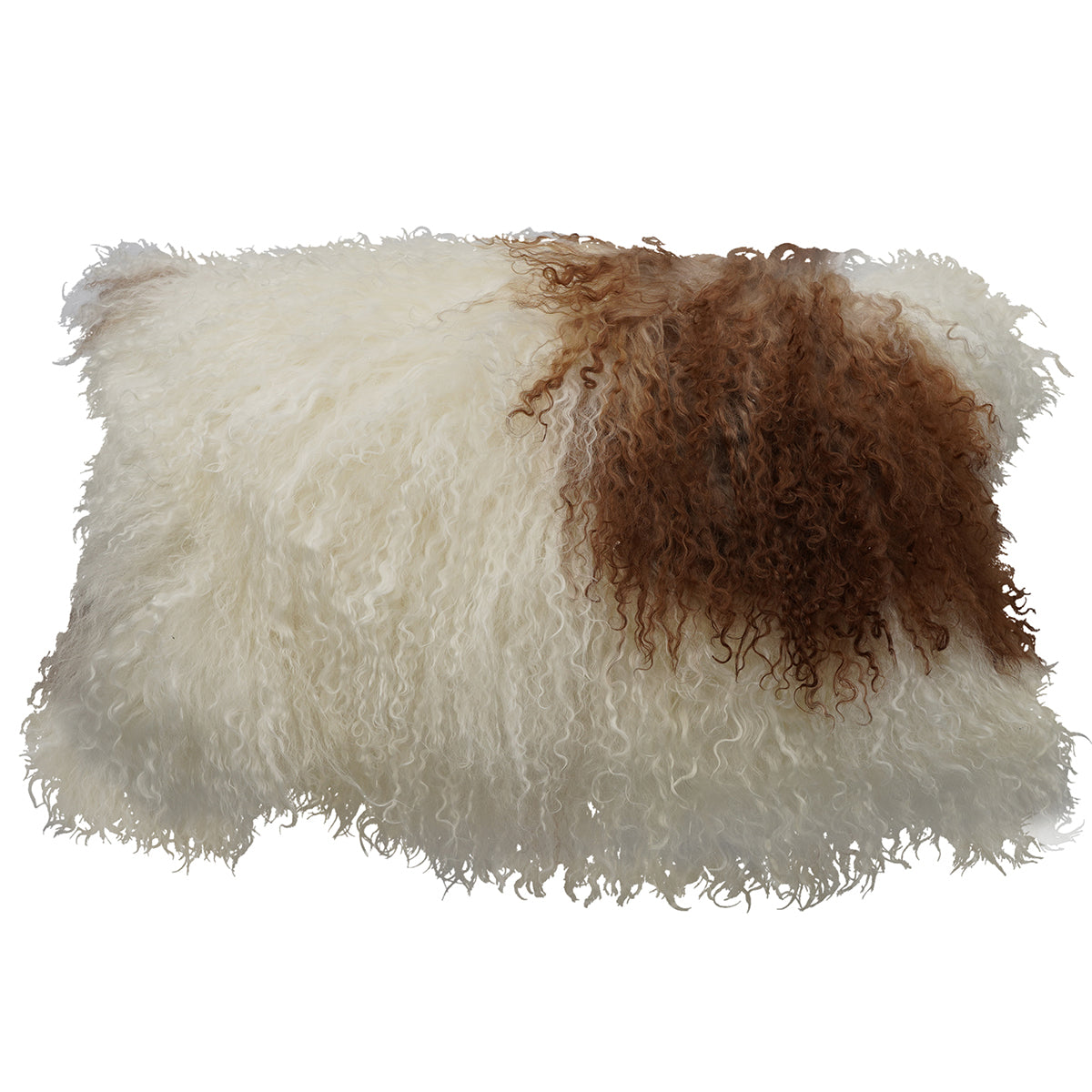Natural Brown & White Tibetan Pillow