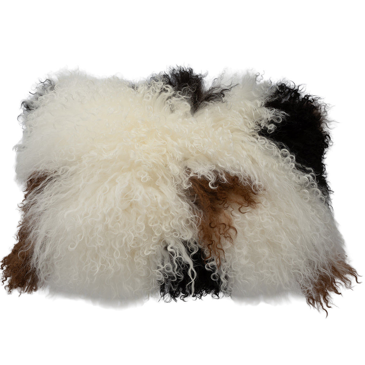 Natural Tricolor Tibetan Pillow