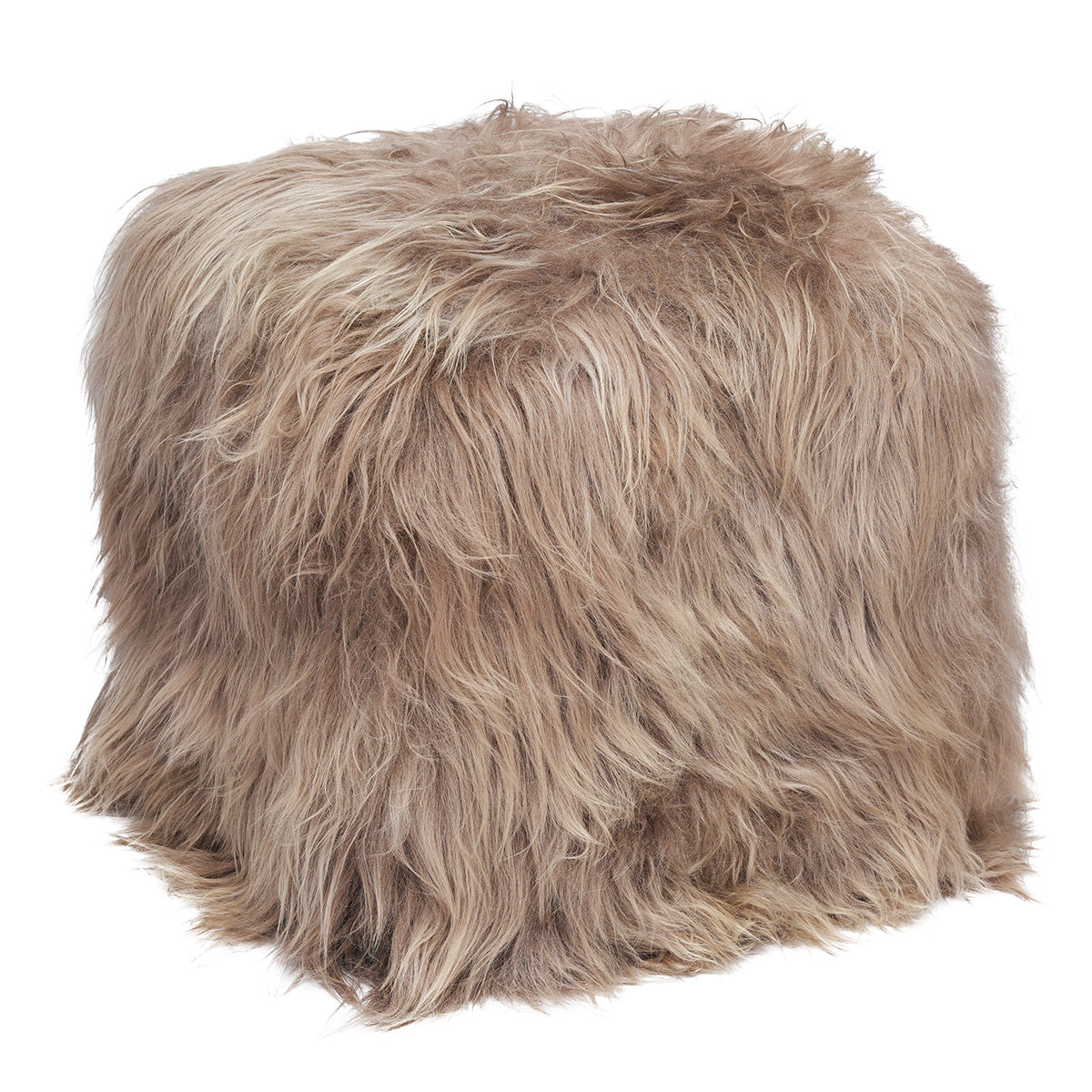 Taupe LH Icelandic Pouf