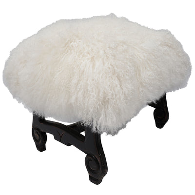 White Tibetan Bench (24")